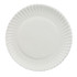 AJM PACKAGING CORP. Corporation PP6GREWH White Paper Plates, 6" dia, 100/Pack, 10 Packs/Carton