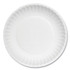 AJM PACKAGING CORP. Corporation PP6GREWH White Paper Plates, 6" dia, 100/Pack, 10 Packs/Carton