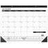 ACCO BRANDS USA, LLC SK241600 AT-A-GLANCE Academic 16-Month Monthly Desk Pad, 17in x 22in, Black, September 2022 To December 2023