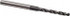 Guhring 9064010010500 Micro Drill Bit: 1.05 mm Dia, 140 ° Point, Solid Carbide