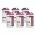 SANI PROFESSIONAL P24284 Sani-Cloth Prime Germicidal Disposable Wipes, Extra-Large, 1-Ply, 7.5 x 15, Unscented, White, 70/Canister, 6 Canisters/Carton