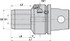 Kennametal 1514515 Hydraulic Tool Chuck: KM63XMZ, Modular Connection Shank, 31.75 mm Hole