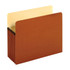 Featuring gusseted sides, these Pendaflex file pockets make it simple to keep all the papers for a project in 1 location. With a full-length tab on back cover, the pockets offer space for a label, and the front flap folds down to keep items secure.  Tyvek strip-reinforced gusset top with added rollover feature to protect against tearing.  Full-length tab on back cover provides ample room for labels or hand-written titles.  Gusseted sides expand with your project needs.  Front flap folds down for easy access.  Contains Recycled Content - See Specs for Details.