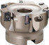 Kyocera THN05200 1-1/2" Cut Diam, 0.433" Arbor Hole Diam, 0.393" Max Depth, Indexable Square-Shoulder Face Mill