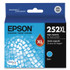 EPSON AMERICA, INC. T252XL220S T252XL220-S (252XL) DURABrite Ultra High-Yield Ink, 1,100 Page-Yield, Cyan