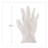BOARDWALK 361MBX Exam Vinyl Gloves, Powder-Free, Medium, 3.6 mil Thick, 9.5" Long, Clear, 100/Box