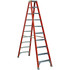 Louisville FM1510 9-Step Fiberglass Step Ladder: Type IA, 10' High