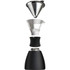ASOBU NA-PO300BK  Insulated Pour-over Coffee Maker (Black) - Coffee - Black, Silver - Stainless Steel, Borosilicate Glass Body