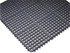 Notrax 550S0033BL Anti-Fatigue Modular Tile Mat: Dry & Wet Environment, 3" Length, 36" Wide, 3/4" Thick, Beveled Edge, Black