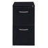 HIRSH INDUSTRIES LLC 21117 Hirsh 23inD Vertical 2-Drawer Mobile Pedestal File Cabinet, Black