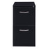 HIRSH INDUSTRIES LLC Hirsh 21117  23inD Vertical 2-Drawer Mobile Pedestal File Cabinet, Black
