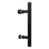 National Hardware N700-100 Pull-Type Handles; Handle Type: External ; Material: Steel ; Mount Type: Surface ; Finish: Matte Black ; Projection: 2.91 ; Handle Diameter: 0.97