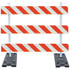 Plasticade 3208HIPLRDRILLK Traffic Barricades; Barricade Height (Inch): 63 ; Barricade Width (Inch): 96 ; Reflective: Yes ; Compliance: MASH Compliant; MUTCD