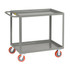 Little Giant. LG-2448-6PY Shelf Utility Cart: Steel, Gray