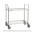 Metro 2SPN56PS Utility Cart: 39" OAH, 304 Stainless Steel, Silver