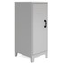 LORELL LYS SL318ZZSR  SOHO Locker - 3 Shelve(s) - for Office, Home, Classroom, Playroom, Basement, Garage, Cloth, Sport Equipments, Toy, Game - Overall Size 42.5in x 14.3in x 18in - Silver - Steel