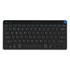 Set this JLab keyboard on your desk and surf the Web, work or game. The Bluetooth keyboard effortlessly pairs with tablets, laptops, phones and other devices and offers shortcut keys to save time.  Multi-device keyboard allows you to switch between 3 saved devices (laptop, tablet, phone and more). Can even switch between operating systems and is compatible with Windows, Mac, Android and Chrome OS.  Quiet, laptop-like keys, accessible shortcut keys and a media knob to help you get things done.  Connects over Bluetooth or a USB wireless dongle.  Compact size to save space.  Runs on 2 AAA batteries (included).  Backed by the manufacturers 2-year limited warranty.