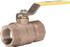 Milwaukee Valve BA-100A-100 Standard Manual Ball Valve: 1" Pipe, Large Port