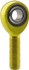 Made in USA NJML4 Spherical Rod End: 1/4-28" Shank Thread, 1/4" Rod ID, 3/4" Rod OD, 1" Shank Length, 2,168 lb Static Load Capacity