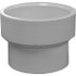 Jones Stephens PFC121 Plastic Pipe Fittings; Fitting Type: Reducer ; Fitting Size: 2 x 1/2 in ; Material: PVC ; End Connection: Hub x Hub ; Color: White