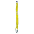 Lift America S151018 Eye & Eye Sling: 4" Wide, 4' Long, 6,400 lb Vertical, 5,120 lb Choker, 12,800 lb Basket, Polyester