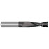 Harvey Tool 49893-C4 Square End Mill: 3/32'' Dia, 1/2'' LOC, 1/8'' Shank Dia, 2'' OAL, 2 Flutes, Solid Carbide