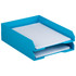 JAM PAPER AND ENVELOPE 344BUA JAM Paper Stackable Paper Trays, 2inH x 9-3/4inW x 12-1/2inD, Blue, Pack Of 2 Trays