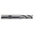 Melin Tool 11454 Square End Mill: 9/32'' Dia, 5/16'' LOC, 3/8'' Shank Dia, 2-1/8'' OAL, 4 Flutes, Cobalt