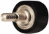 Made in USA TFDW12 Plain Cam Follower: 0.375" Roller Dia, 0.25" Roller Width, 0.437" Stud Dia