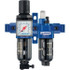 Prevost TB PSM201 FRL Combination Unit: 1/4 NPT, Standard, 2 Pc Filter/Regulator-Lubricator with Pressure Gauge