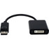 QVS, INC. QVS DPDVI-MF  Video Adapter - 1 x DisplayPort DisplayPort 1.1 Digital Audio/Video Male - 1 x DVI (Dual-Link) Video Female - Black
