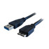 VCOM INTERNATIONAL MULTI MEDIA USB3-A-MCB-10ST Comprehensive USB 3.0 A Male to Micro B Male Cable 10ft. - 10 ft Micro-USB/USB Data Transfer Cable - First End: 1 x Type A Male USB - Second End: 1 x Micro Type B Male USB - 4.8 Gbit/s - 28 AWG - Black