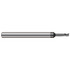 Harvey Tool 930908-C4 Square End Mill: 1/8'' Dia, 3/16'' LOC, 1/8'' Shank Dia, 2-1/2'' OAL, 3 Flutes, Solid Carbide