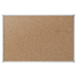 ACCO BRANDS USA, LLC S733 Quartet Economy Cork Bulletin Board, 36in x 24in, Aluminum Frame With Oak Finish