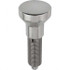 KIPP K0634.001903AJ 1/4-28, 17mm Thread Length, 3mm Plunger Diam, Hardened Locking Pin Knob Handle Indexing Plunger