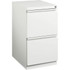 SP RICHARDS 00050 Lorell 20inD Vertical 2-Drawer Mobile File Pedestal File Cabinet, White