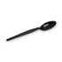 GEORGIA PACIFIC Dixie® TH53C7 Individually Wrapped Heavyweight Spoon, Plastic, Black, 1,000/Carton