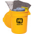 New Pig KIT2300 Spill Kits; Kit Type: Universal Spill Kit; Container Type: Can; Absorption Capacity: 12 gal; Color: Hi-Vis Yellow; Portable: No; Capacity per Kit (Gal.): 12 gal