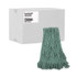 BOARDWALK 502GNNB Mop Head, Premium Standard Head, Cotton/Rayon Fiber, Medium, Green, 12/Carton