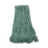 BOARDWALK 502GNNB Narrowband Looped-End Mop Head, Premium Standard Head, Cotton/Rayon Fiber, Medium, Green, 12/Carton