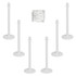 Mr. Chain 71101-6 Stanchion & Chain Kit: Plastic, White, 50' Long, 2" Wide