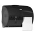 SCA TISSUE Tork® 565728 Twin Bath Tissue Roll Dispenser for OptiCore, 11.06 x 7.18 x 8.81, Black