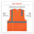 TENACIOUS HOLDINGS, INC. ergodyne® 24533 GloWear 8210HL-S Single Size Class 2 Economy Mesh Vest, Polyester, Medium, Orange