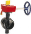 NIBCO NLK720D Manual Grooved Butterfly Valve: 2" Pipe, Gear Handle