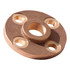 Merit Brass NL235-64 Brass Pipe Threaded Flange: 4" Fitting, FNPT, Class 150, Lead Free