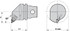 Kennametal 1019509 Modular Turning & Profiling Cutting Unit Head: Size KM32, 35 mm Head Length, Internal, Right Hand