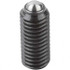 KIPP K0315.206 Threaded Ball Plunger: M6, 0.1378" Ball Dia, 0.5906" Body Length, 0.0394" Max Ball Reach