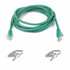 BELKIN, INC. A3L791-07-GRN Belkin Cat5e Patch Cable - RJ-45 Male Network - RJ-45 Male Network - 7ft - Green