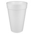 DART CONTAINER CORPORATION 16J16 Dart Insulated Foam Drinking Cups, White, 16 Oz, Box Of 1,000 Cups