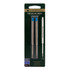YAFA A PEN COMPANY Monteverde W422BU  Capless Gel Refills For Waterman Ballpoint Pens, Fine Point, 0.5 mm, Blue, Pack Of 2 Refills